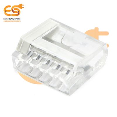 PCT-255 Terminal Block 450V/24A 5-Port Push-in Wire Quick Connector
