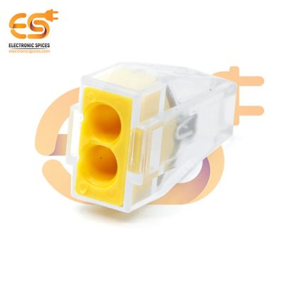 PCT-102 Terminal Block 250V/24A 2-Port Push-in Wire Quick Connector