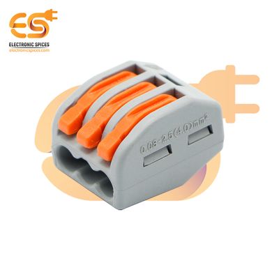 PCT-213 Terminal Block Splice 3-Way Lever Wire Connector