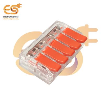 PCT-615 Terminal Block Splice 5-Way Lever Wire Connector