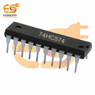 74HC574 Tri State Octal D-Type Flip-Flop IC DIP-20 Package