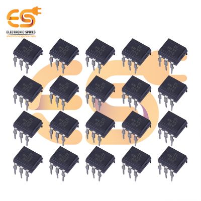 4N35 Optocoupler, phototransistor output with base connection DIP 6 pins IC pack of 50pcs