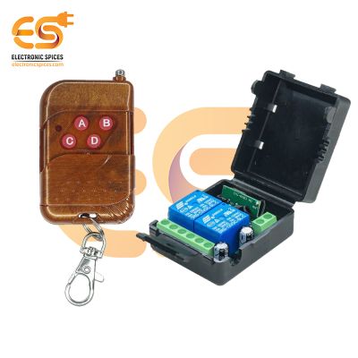 DC 12V 2 Channel Transmitter RF Relay Module with  Wireless Remote Control Switch