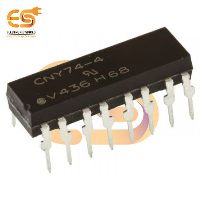 CNY74-4 IC – 4-Channel Optocoupler with Phototransistor IC