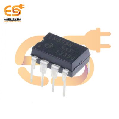 LM833 Dual Low Noise Audio Op-Amplifier IC (DIP-8 Package)