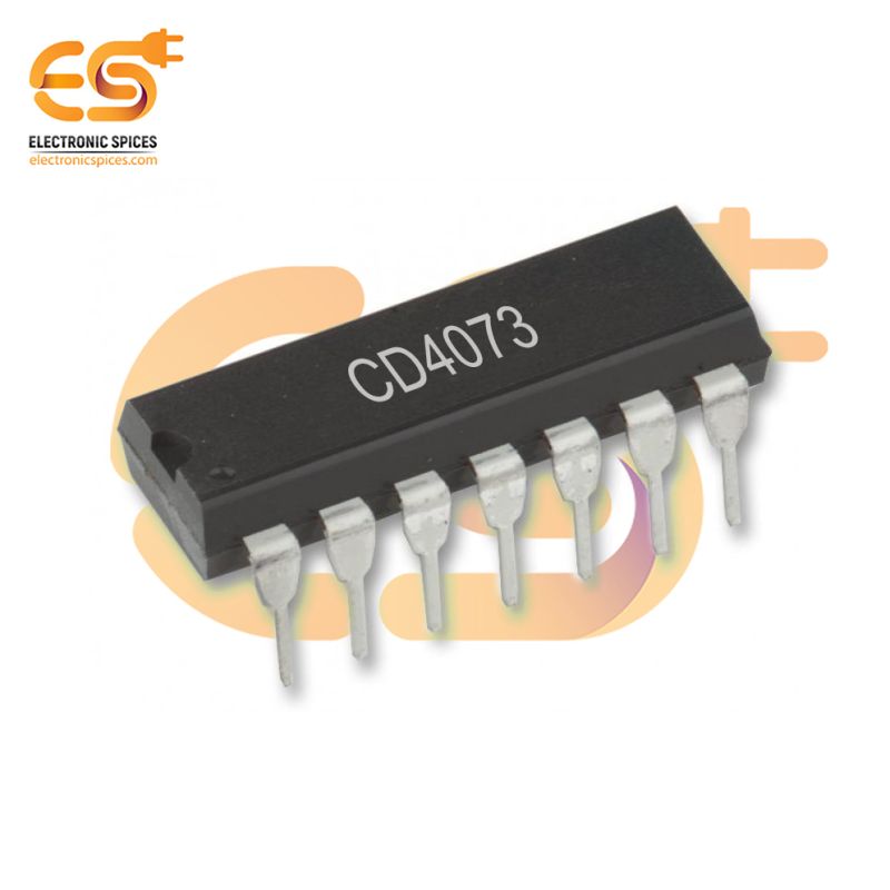 CD4073 Triple 3-Input AND Gate IC (DIP-14 Package)