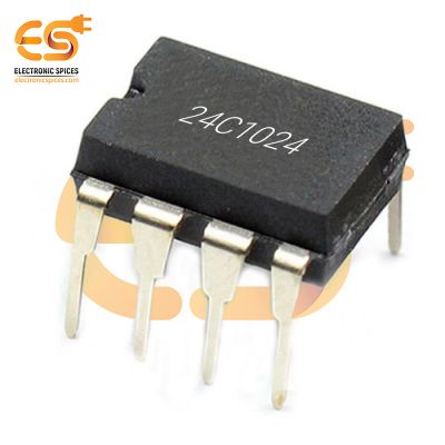 24C1024 1M bit Serial I2C Bus EEPROM IC (DIP-8 Package)
