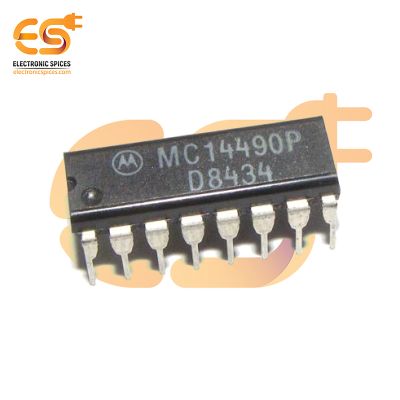 MC14490 Hex Contact Bounce Eliminator IC (DIP-16 Package)
