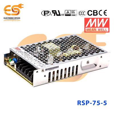 RSP-75-5 Mean Well 75 Watt 5V DC Switch Mode Power Supply SMPS