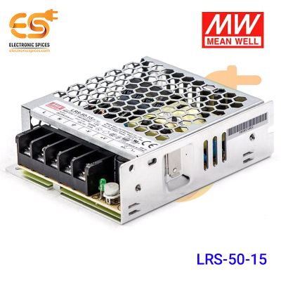 LRS-50-15 Mean Well 15V 3.4A 51W Metal Power Supply SMPS