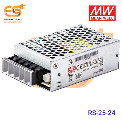 RS-25-24 Mean Well 24V 1.1A 26W Metal Power Supply SMPS