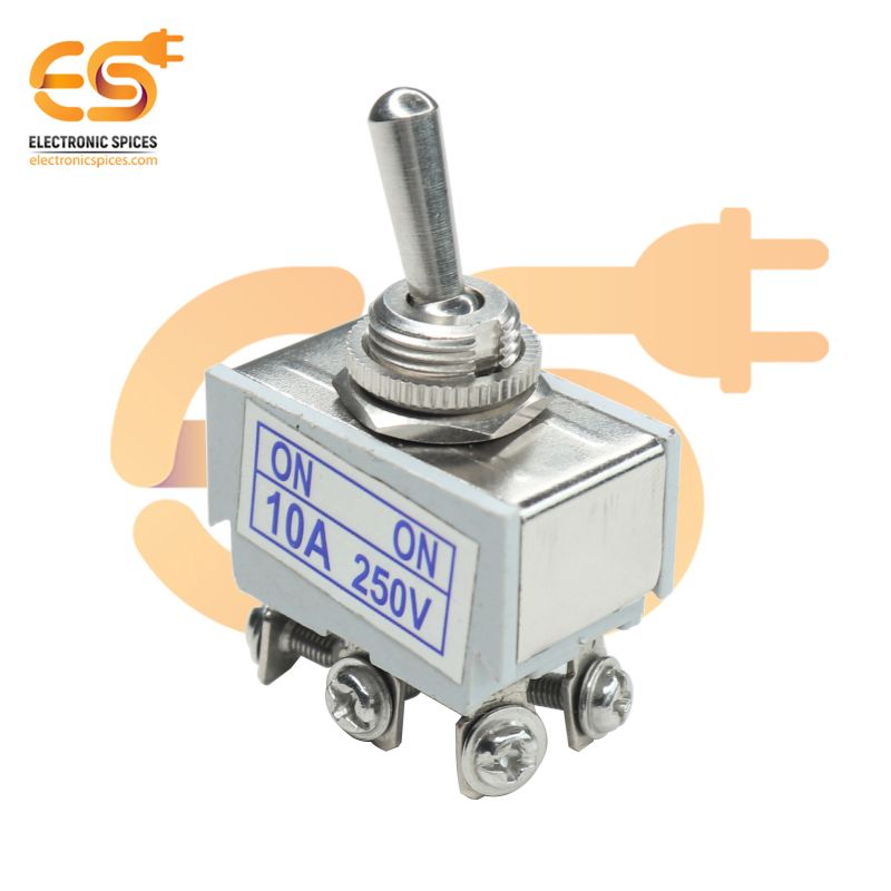 Home SWITCHES, SOCKETS & CONNECTORS SWITCHES TOGGLE SWITCH 10A 250V 6 ...