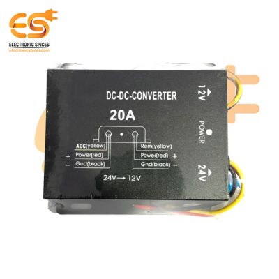 24V Step Down to 12V 20A 240W G-Energy DC to DC Converter Voltage Regulator Reducer