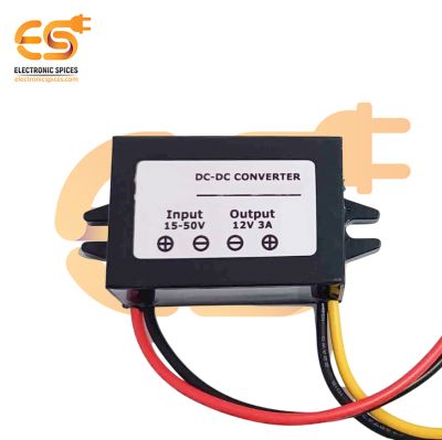 G-Energy 15-50V to 12V 3A 36W DC to DC Buck-Boost Converter Step-Up & Down Module IP68
