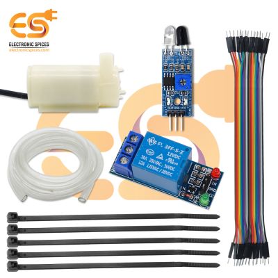 DIY Combo Kit for Automatic Hand Sanitizer Dispenser |  Includes IR Sensor | Relay | Water Pump