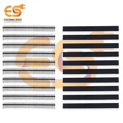 Combo of 40 Pin 2.54mm Male and Female Berg Strip Connector pin (10 Pair)