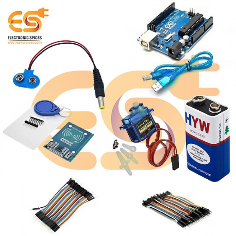 Rfid door lock project kit electronicspices
