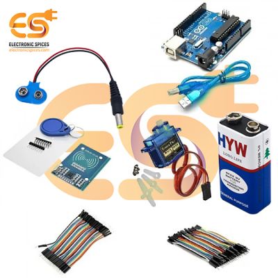 Combo of RC522 RFID Door Lock Arduino Project Kit (46 pcs)