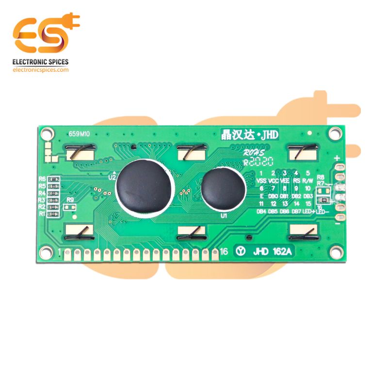 16 x 2 Blue/White color LCD display module (JHD162A)