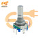 5-Pin D Shaft Detents Points 360 Degree Rotary Encoder Switch Push Button Potentiometer