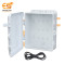 160mm x 110mm x 84mm PVC Plastic CCTV Electronic Junction Box