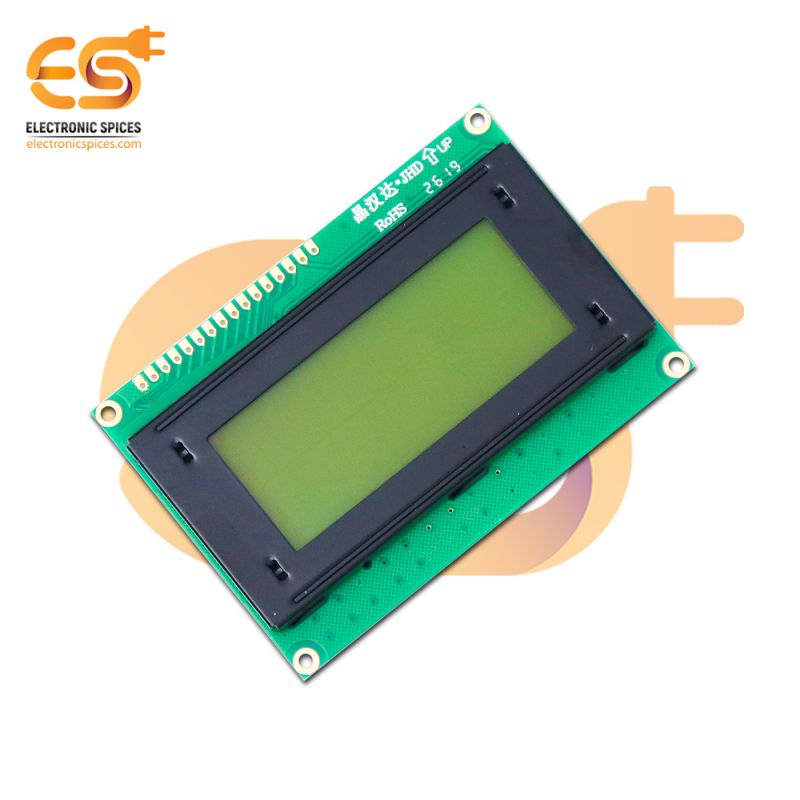 16 x 4 Yellow/Green color LCD display module (JHD539M9)