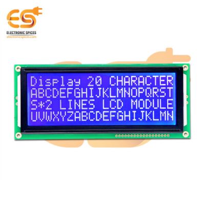 20 x 4 Jumbo Blue/White color LCD display module (JHD762M5)