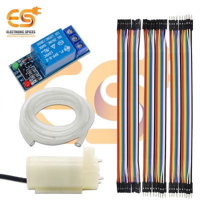 DIY Water Pump Combo Kit Jumper Wires | 5V Relay & 1m PVC Tubing (62 Items)