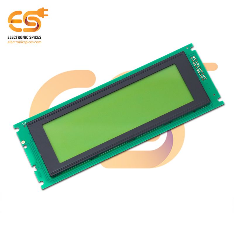 240 x 64 Yellow/Green color LCD display module (JHD 24064C-732M0)