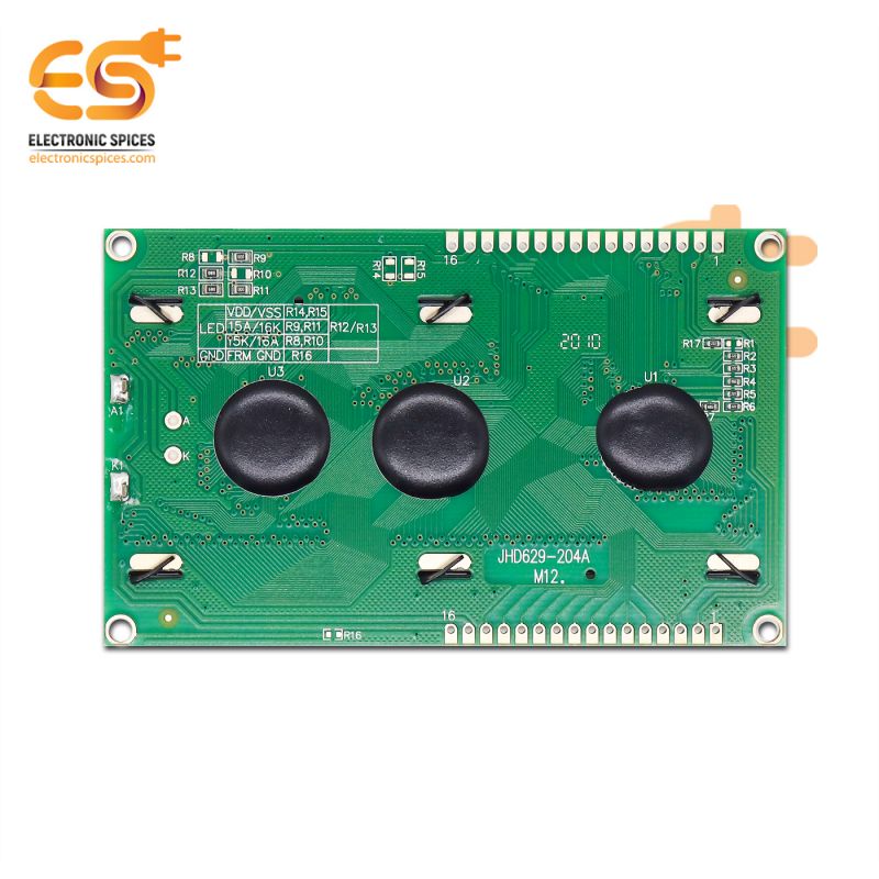20 x 4 Yellow/Green color LCD display module (JHD204A)