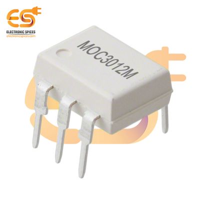 MOC3012M Optoisolator Triac Output 4170Vrms 1-Channel 6-SMD Gull Wing