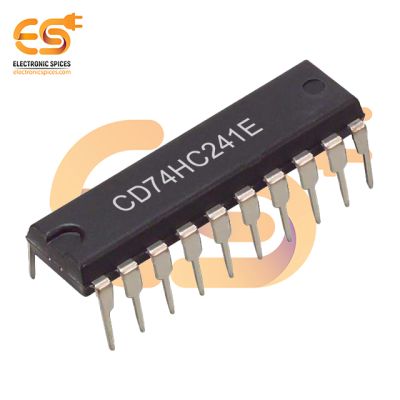 CD74HC241E Buffer Non-Inverting Logic IC 2-Element 4 Bit per Element 3-State Output 20-PDIP