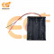 18650 3.7V 3 battery holder hard plastic case with wire pack of 100 (3.7V x 3 battery = 11.1Volt)