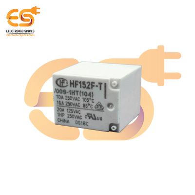 HF152F-T/009-1HT(104) 9V 20A Through Hole 4-Pin SPST Big Sugarcube Relay