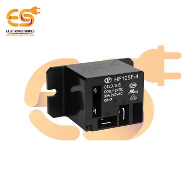 HF105F-4/012AK-1HSTF 12V 30A Through Hole 4-Pin Through Hole 4-Pin SPST Box Type Relay