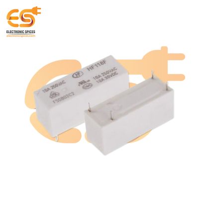 HF118F/024-1D6 Through Hole 24V 10A 4-Pin SPST (1 Form A) Miniature Power Relay
