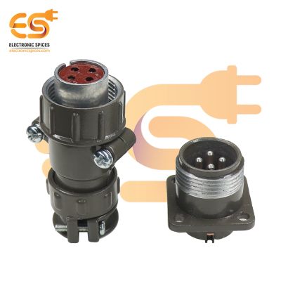P20 4-Pin Waterproof Male & Female Metal Electric Circular Aviation Connector