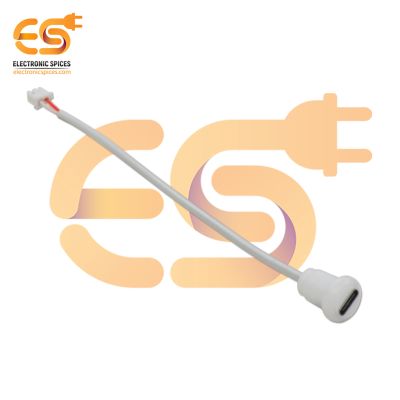 USB C-Type Female to JST PH 2.0mm Pitch 2 Pin Charging Port Wire Cable Connector