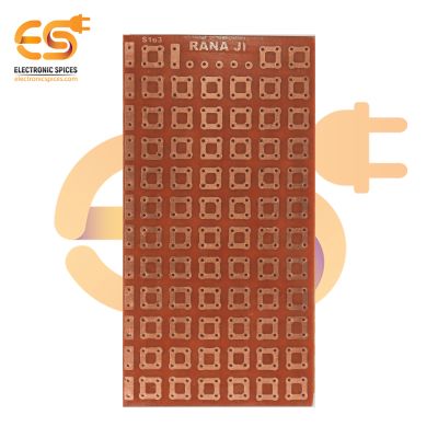 12cm x 6.5cm Copper Clad Single Side 1mm Pitch General Purpose Printed Circuit (PCB)