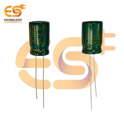4.7uf / 400V Aluminum Electrolytic Capacitors (8 X 12mm) Pack of 5