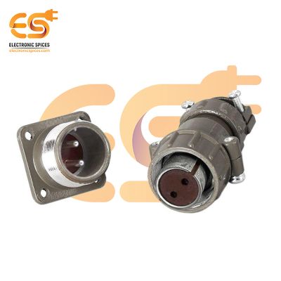 P20 2-Pin Waterproof Male & Female Metal Electric Circular Aviation Connector