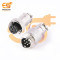 GX20 7-pin 5A Male and Female Metal Aviation Connector Pack of Single Pair