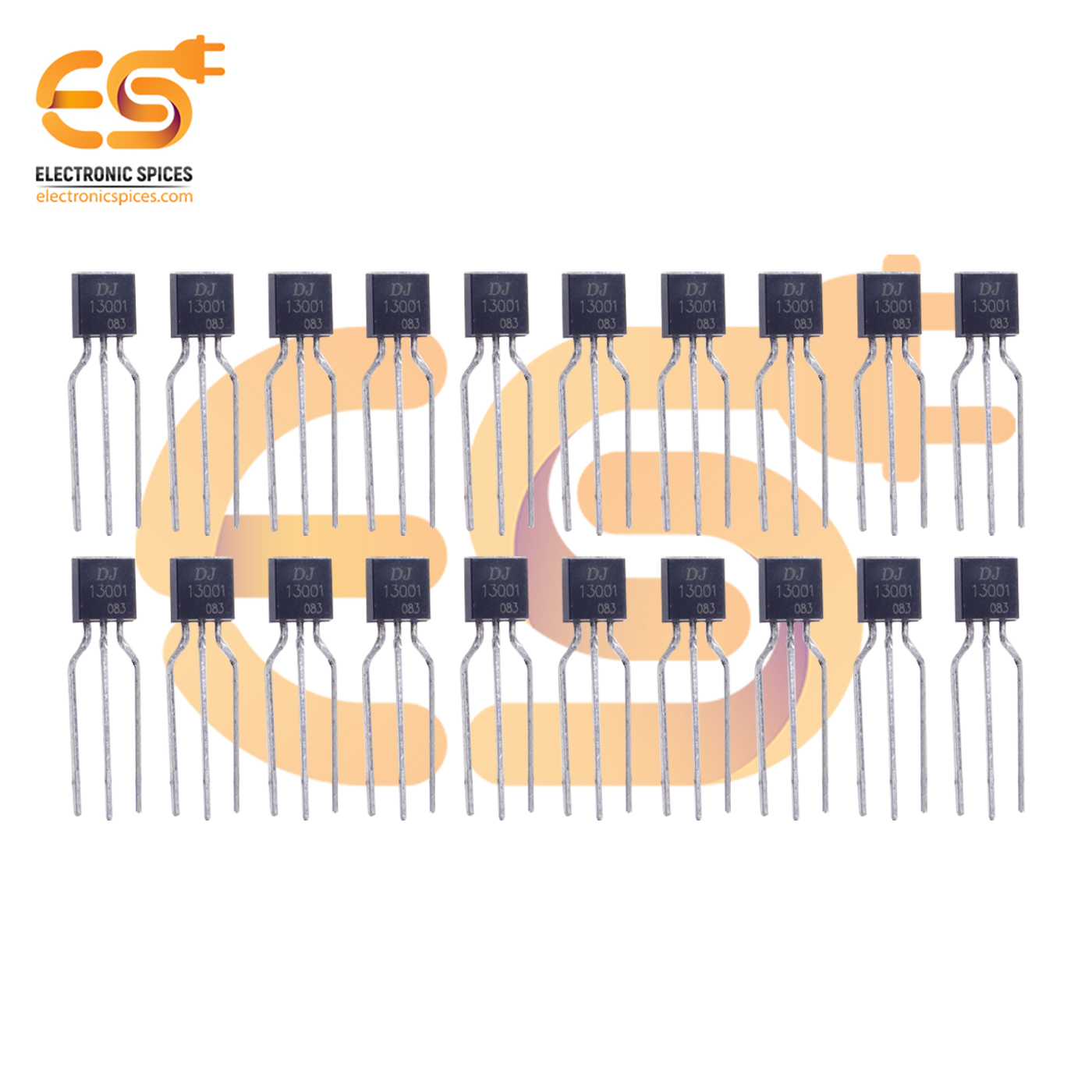 Buy 13001 Epitaxial NPN transistor packs of 100pcs