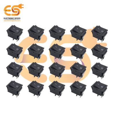 KCD4 15A to 30A 250V 4-Pin DPDT Door Bell Rocker Switch Pack of 50