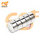 10mm x 4.5mm (10×5 mm) Strong Silver Disc Shape Neodymium Magnet