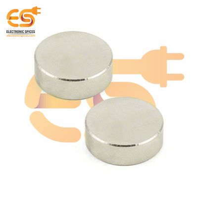 18mm x 6mm (18×6 mm) Strong Silver Disc Shape Neodymium Magnet