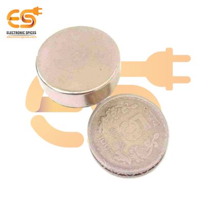 25mm x 6mm Strong Silver Disc Shape Neodymium Magnet