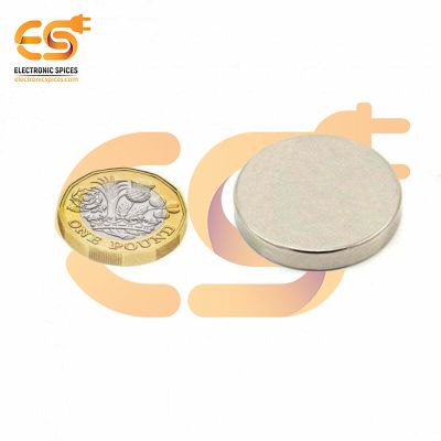 30mm x 5mm Strong Silver Disc Shape Neodymium Magnet