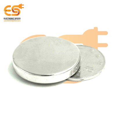 30mm x 6mm Strong Silver Disc Shape Neodymium Magnet