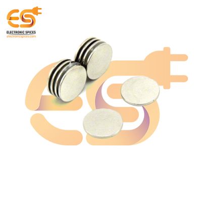 15mm x 1.5mm Strong Silver Disc Shape Neodymium Magnet